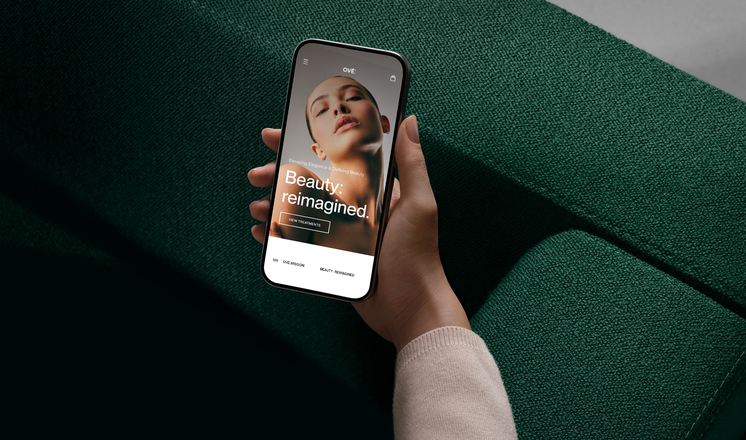 Desert road stretching to the horizon